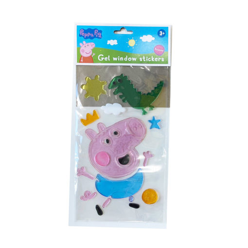 Picture of WINDOW GEL STICKERS PEPPA PIG